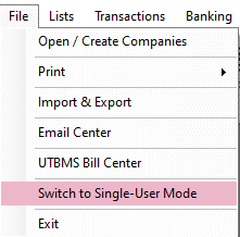 Switch-to-single-user-mode